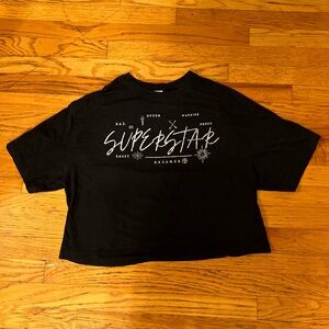 Zumba Fitness Superstar Black Crop Top